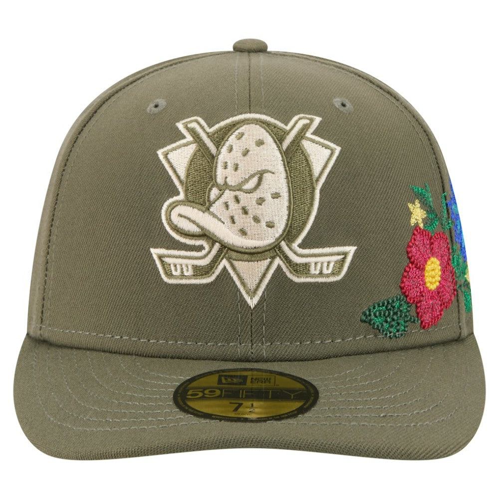 Anaheim Ducks New Era Tonal Florals 59FIFTY Fitted Hat Outlet