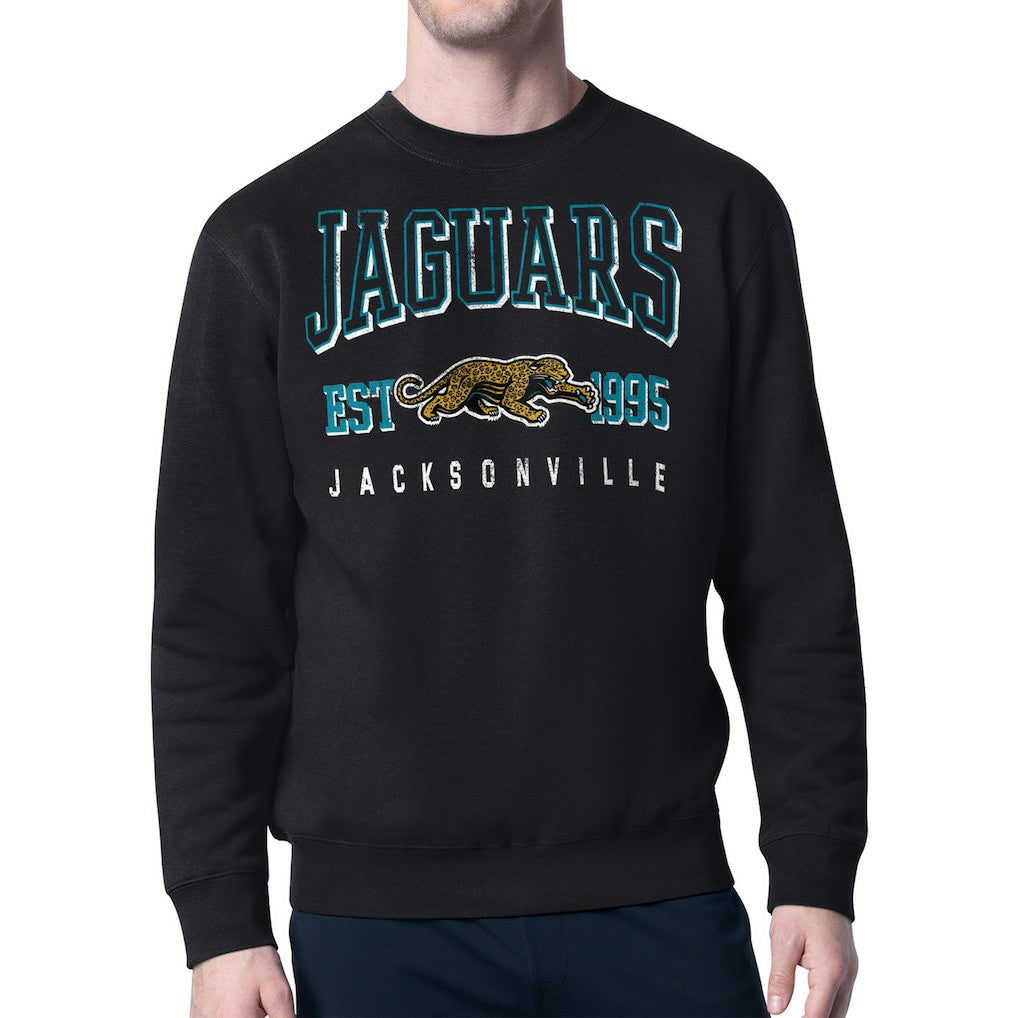 Jacksonville Jaguars  Starter Retro Team Logo Pullover Sweatshirt