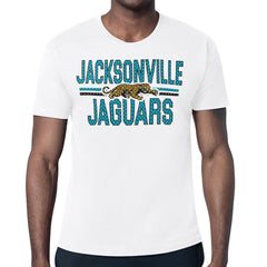 Jacksonville Jaguars  Starter Mesh Look Retro Team Logo T-Shirt