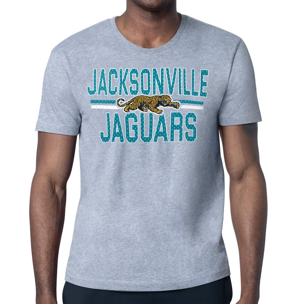 Jacksonville Jaguars  Starter Mesh Look Retro Team Logo T-Shirt