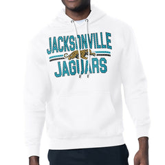 Jacksonville Jaguars  Starter Mesh Look Retro Team Logo Pullover Hoodie