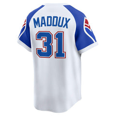 Greg Maddux Atlanta Braves Nike Throwback Cooperstown Collection Limited Jersey | MLB On Sale