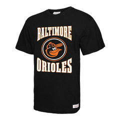 Baltimore Orioles Mitchell & Ness Arched Logo Slub T-Shirt | MLB Shop