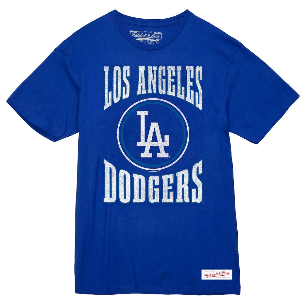 Los Angeles Dodgers Mitchell & Ness Arched Logo Slub T-Shirt | MLB US