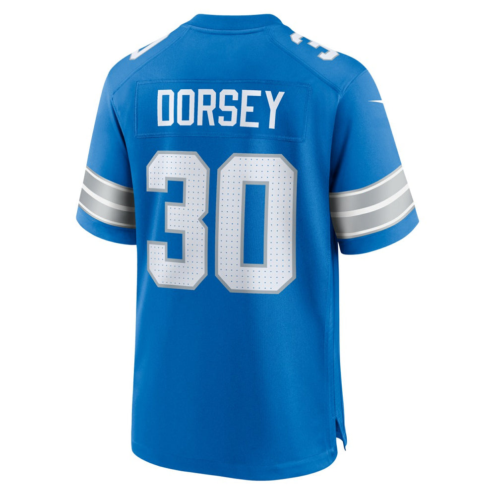 Detroit Lions Nike Khalil Dorsey  Team Game Jersey