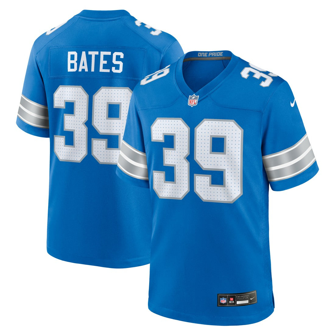 Detroit Lions Nike Jake Bates  Team Game Jersey