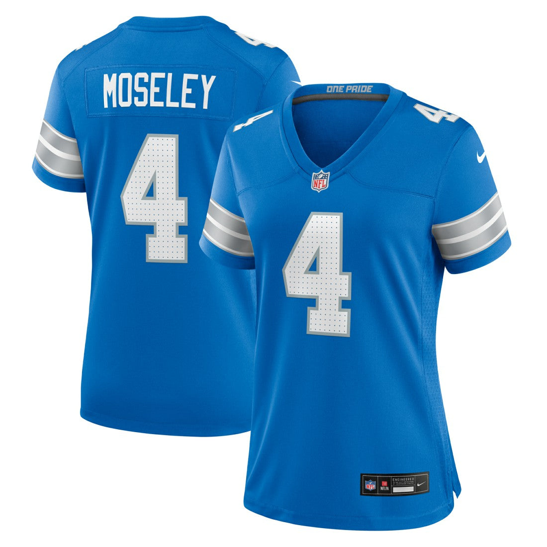 Detroit Lions Nike Emmanuel Moseley  Women's Team Game Jersey