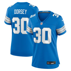 Detroit Lions Nike Khalil Dorsey  Women's Team Game Jersey
