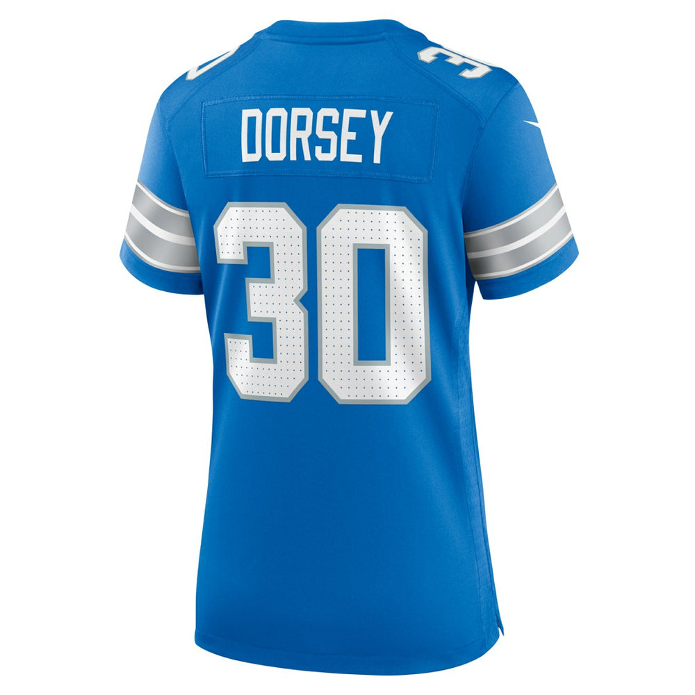 Detroit Lions Nike Khalil Dorsey  Women's Team Game Jersey