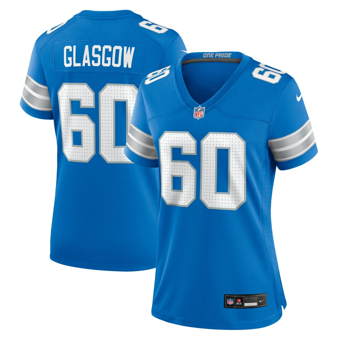 Detroit Lions Nike Graham Glasgow  Women's Team Game Jersey