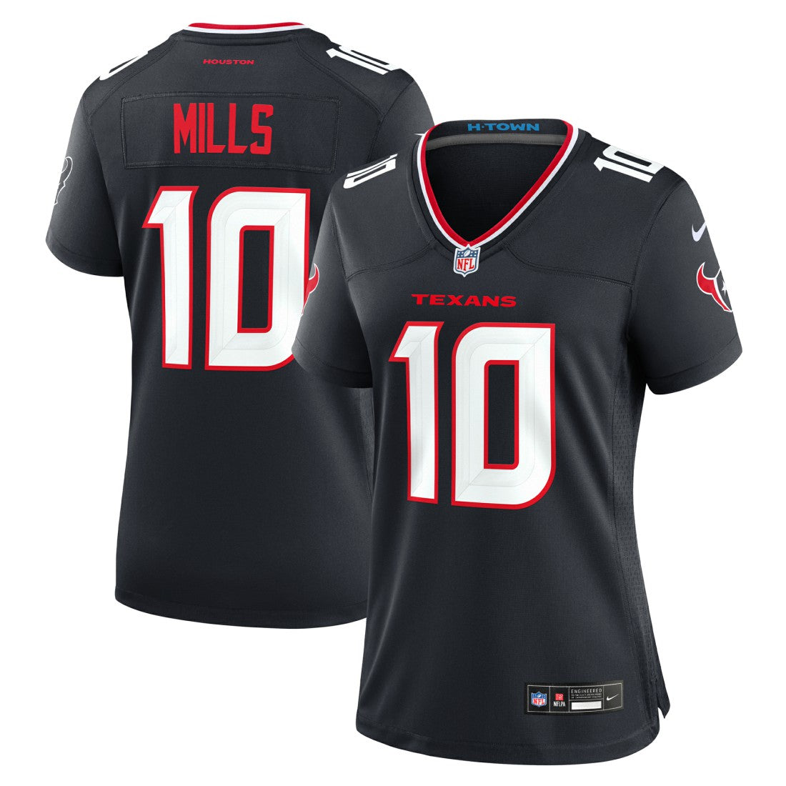 Houston Texans Nike Davis Mills  Women's Team Game Jersey