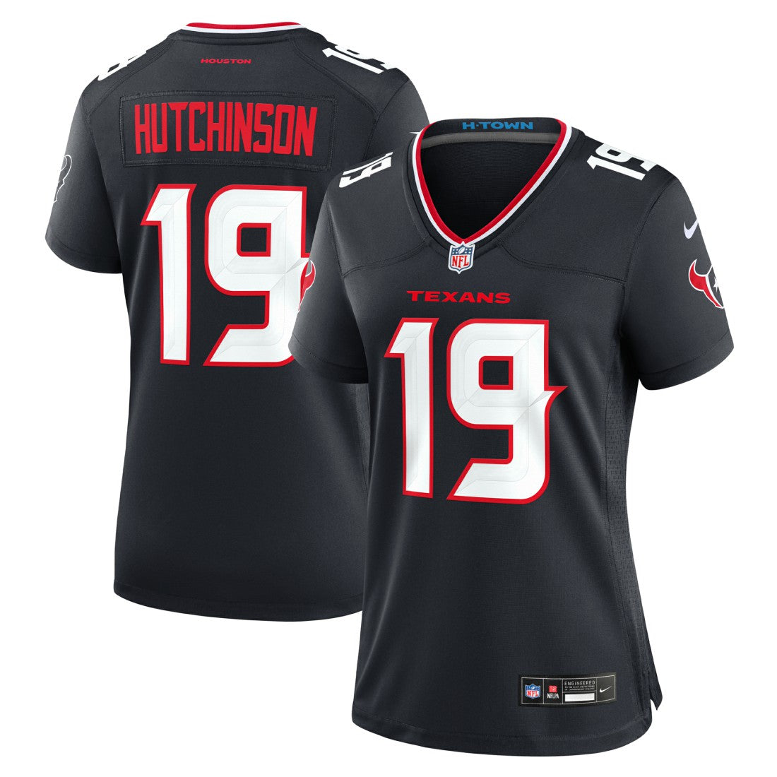 Houston Texans Nike Xavier Hutchinson  Women's Team Game Jersey