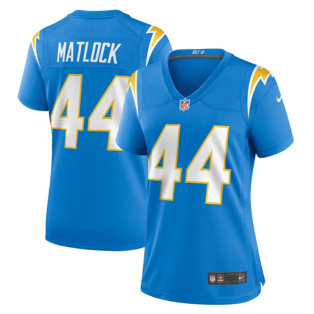 Los Angeles Chargers Nike Scott Matlock  Women's Game Jersey