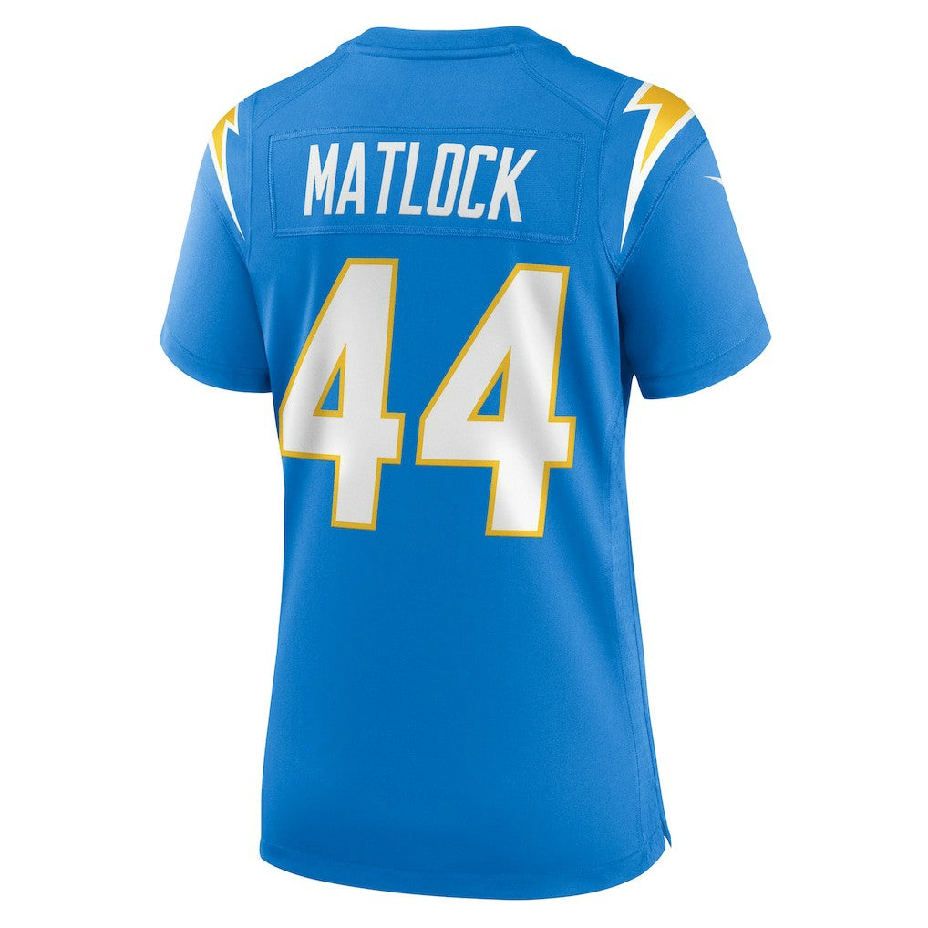 Los Angeles Chargers Nike Scott Matlock  Women's Game Jersey