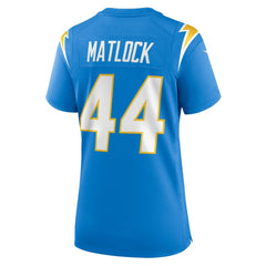 Los Angeles Chargers Nike Scott Matlock  Women's Game Jersey