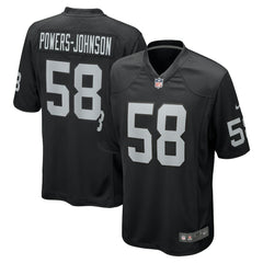 Las Vegas Raiders Nike Jackson Powers-Johnson  Team Game Jersey