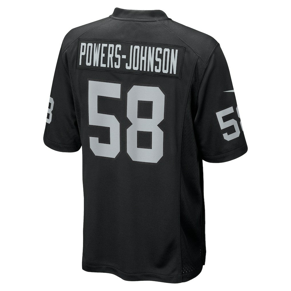 Las Vegas Raiders Nike Jackson Powers-Johnson  Team Game Jersey