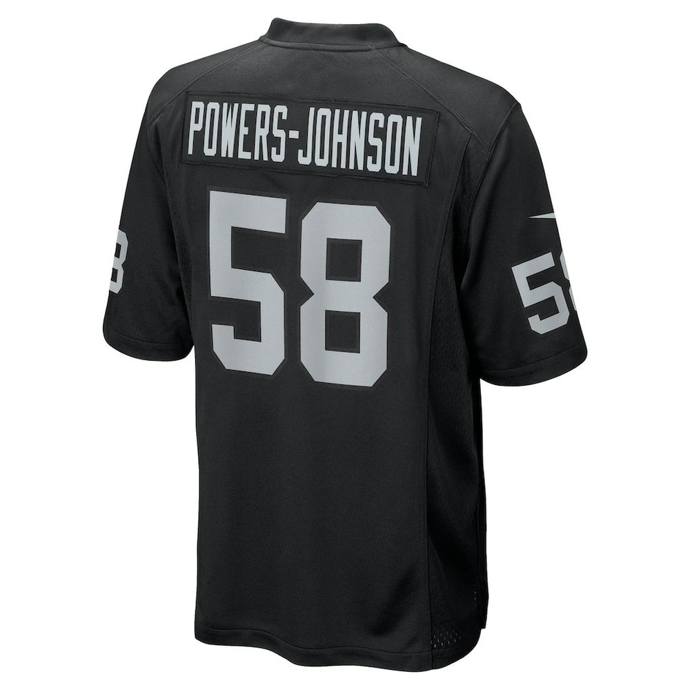 Las Vegas Raiders Nike Jackson Powers-Johnson  Team Game Jersey