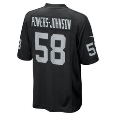 Las Vegas Raiders Nike Jackson Powers-Johnson  Team Game Jersey