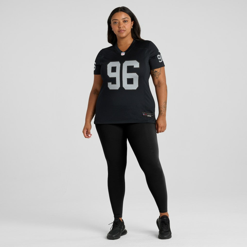 Las Vegas Raiders Nike Jonah Laulu  Women's Game Jersey