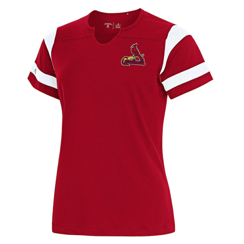 St. Louis Cardinals Antigua Women's Encounter Notch Neck Top | MLB Near me