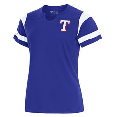 Texas Rangers Antigua Women's Encounter Notch Neck Top | MLB New