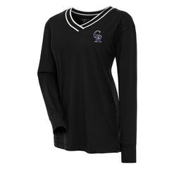 Colorado Rockies Antigua Women's Symbolic Long Sleeve V-Neck Top | MLB Near me