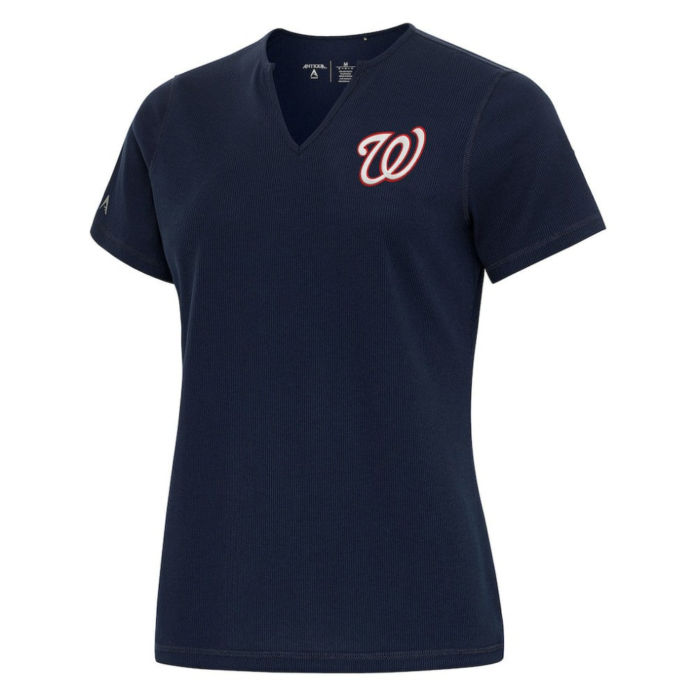 Washington Nationals Antigua Women's Notch Neck T-Shirt | MLB Shop