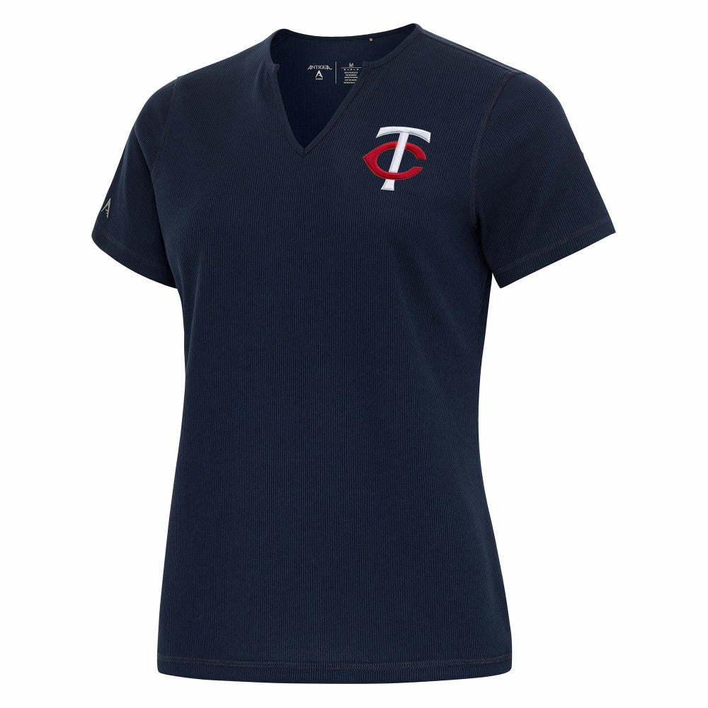 Minnesota Twins Antigua Women's Notch Neck T-Shirt | MLB For sale