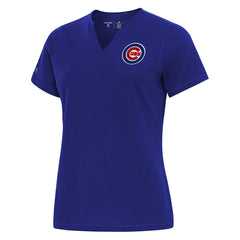 Chicago Cubs Antigua Women's Notch Neck T-Shirt | MLB US