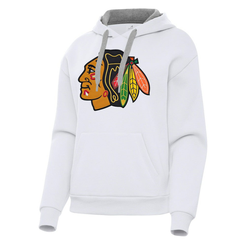 Chicago Blackhawks Antigua Women's Victory Pullover Hoodie Sale
