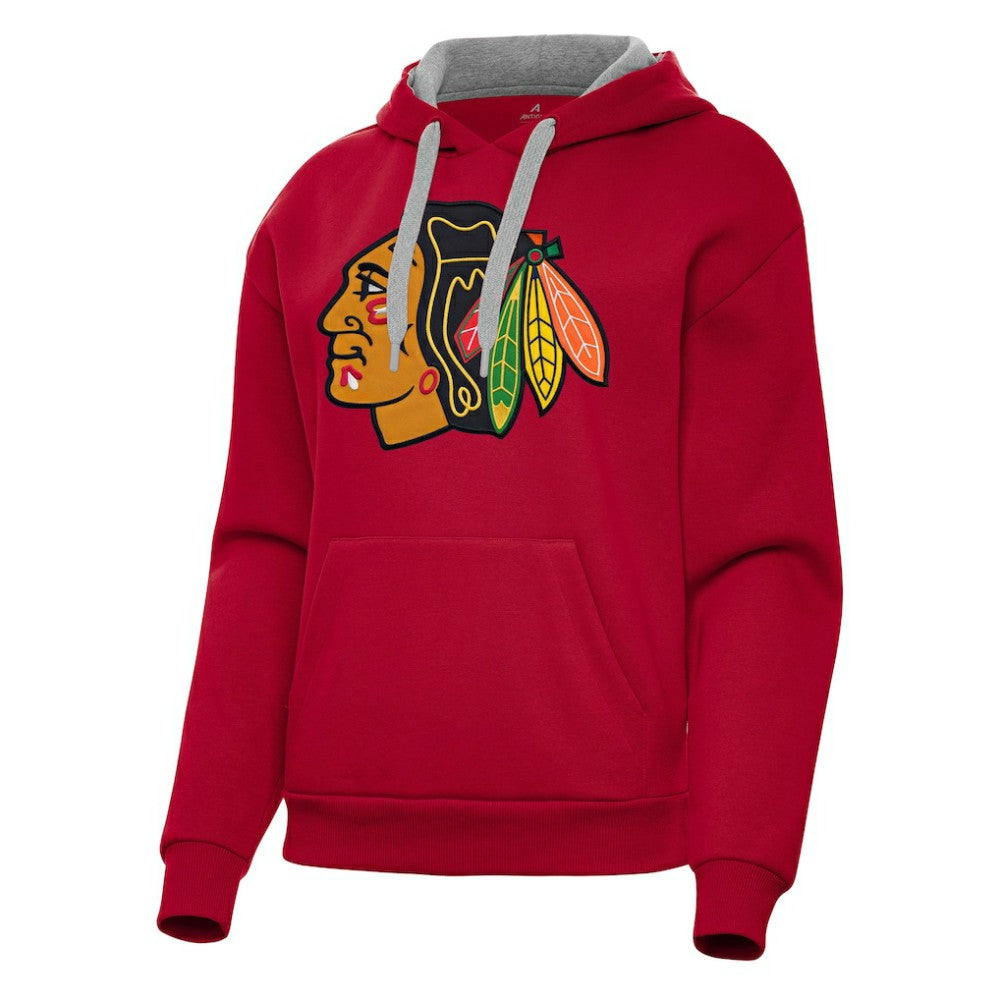 Chicago Blackhawks Antigua Women's Victory Pullover Hoodie Discount