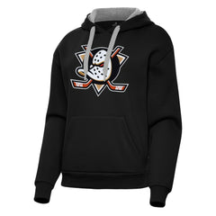 Anaheim Ducks Antigua Women's Victory Pullover Hoodie On Sale