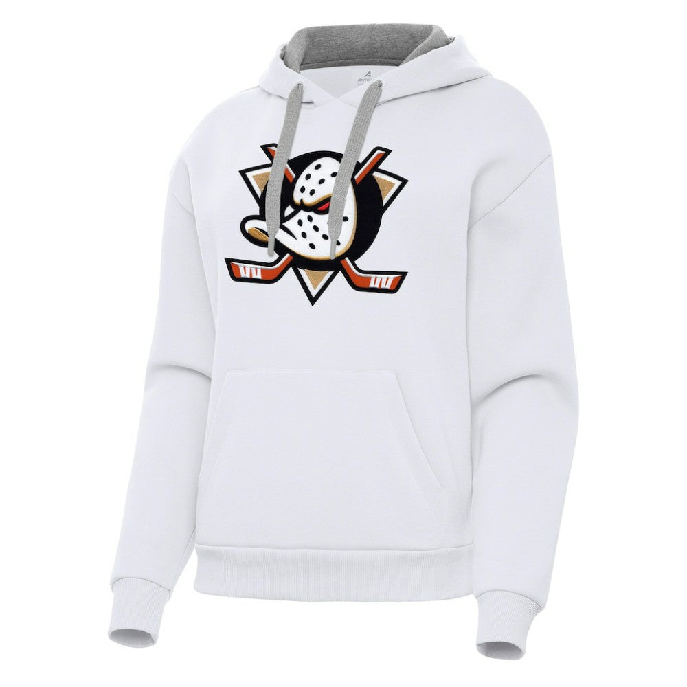 Anaheim Ducks Antigua Women's Victory Pullover Hoodie For Sale