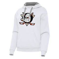 Anaheim Ducks Antigua Women's Victory Pullover Hoodie For Sale