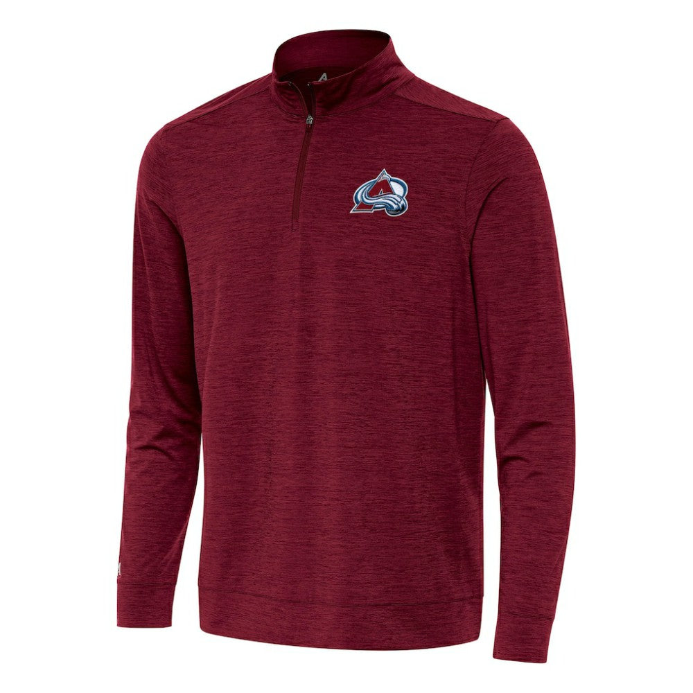 Colorado Avalanche Antigua Bright Quarter-Zip Top On Sale