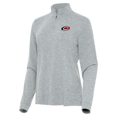 Carolina Hurricanes Antigua Women's Mentor Quarter-Zip Mock Long Sleeve Top Sale