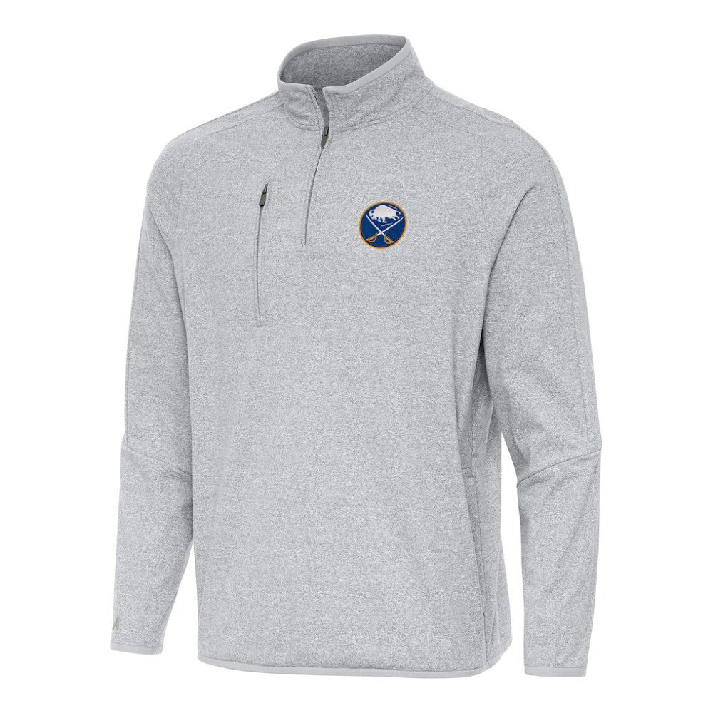 Buffalo Sabres Antigua Certain Quarter-Zip Tri-Blend Sweatshirt Discount