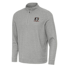 Anaheim Ducks Antigua Subtle Quarter-Zip Sweatshirt Outlet