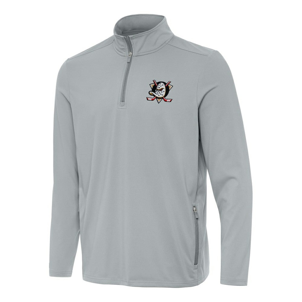 Anaheim Ducks Antigua Perilous Quarter-Zip Sweatshirt On Sale