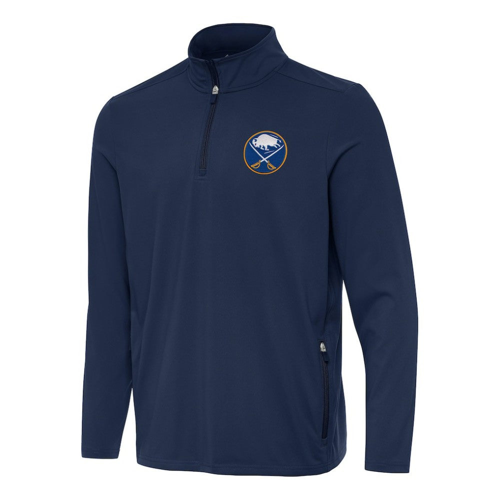 Buffalo Sabres Antigua Perilous Quarter-Zip Sweatshirt Outlet