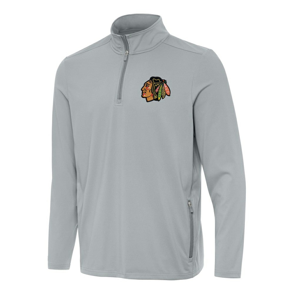 Chicago Blackhawks Antigua Perilous Quarter-Zip Sweatshirt Online
