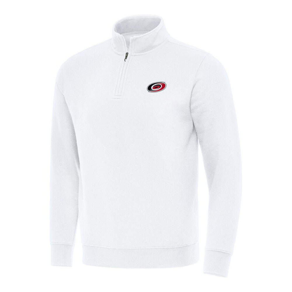Carolina Hurricanes Antigua Victory Quarter-Zip Mock Sweatshirt Discount