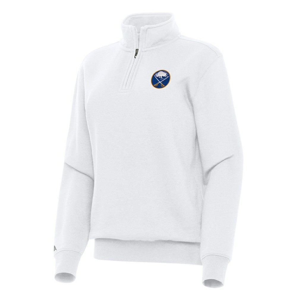 Buffalo Sabres Antigua Women's Victory Quarter-Zip Sweatshirt On Sale
