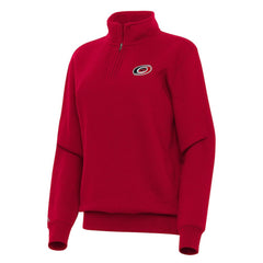 Carolina Hurricanes Antigua Women's Victory Quarter-Zip Sweatshirt Discount