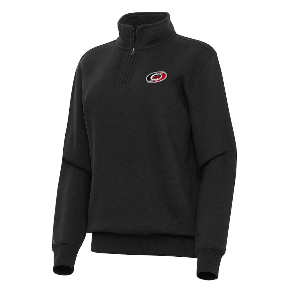 Carolina Hurricanes Antigua Women's Victory Quarter-Zip Sweatshirt Discount