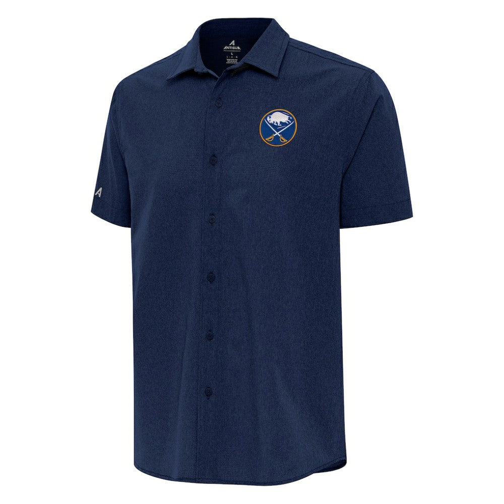 Buffalo Sabres Antigua Activate Woven Short Sleeve Button-Up Shirt Online