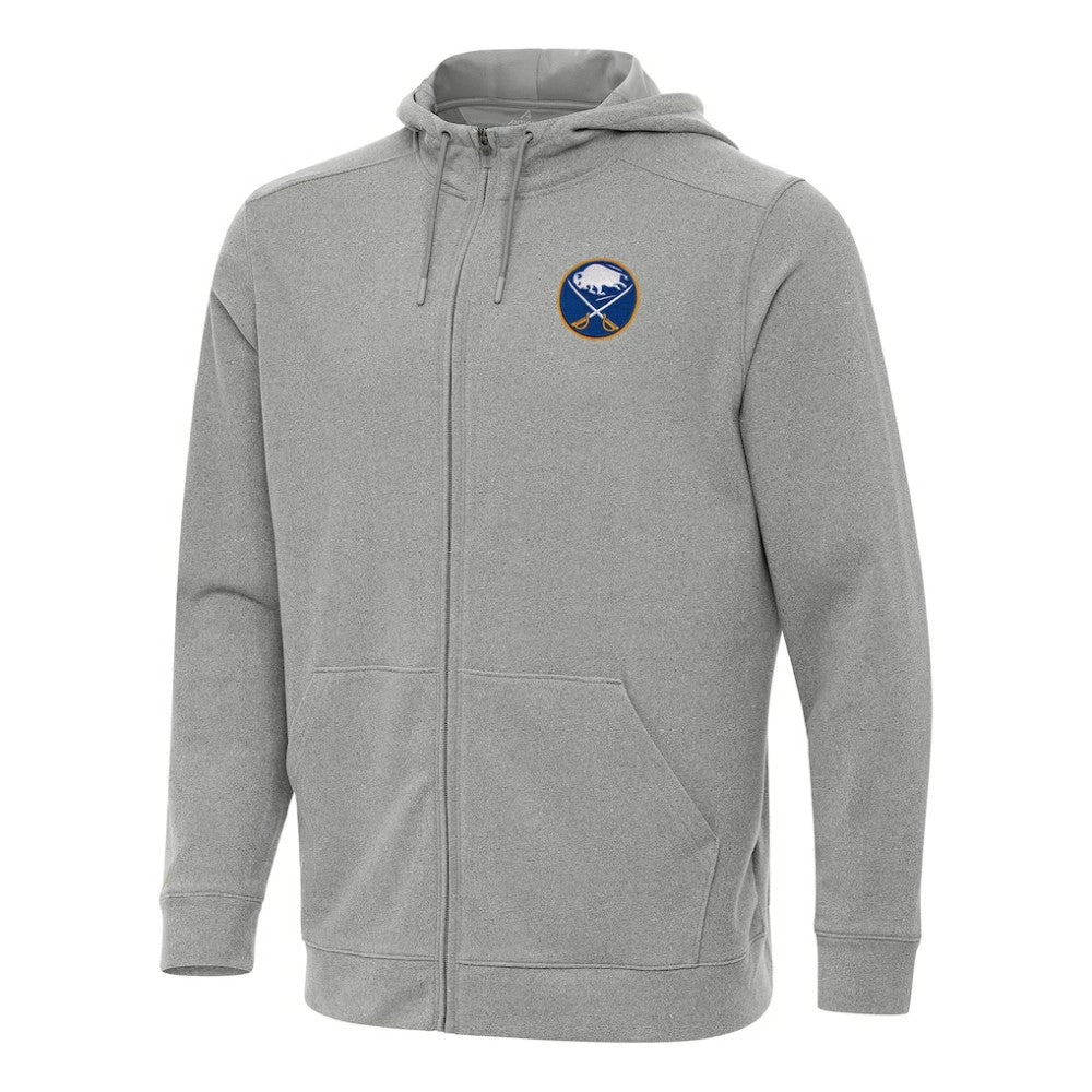 Buffalo Sabres Antigua Effortless Full-Zip Hoodie Jacket On Sale
