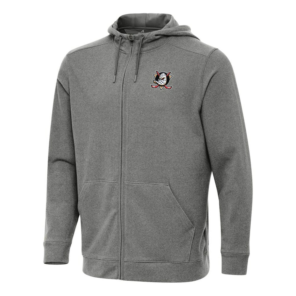 Anaheim Ducks Antigua Effortless Full-Zip Hoodie Jacket Discount