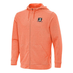 Anaheim Ducks Antigua Effortless Full-Zip Hoodie Jacket For Sale